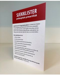 Sjekklister prehospitale primærtiltak